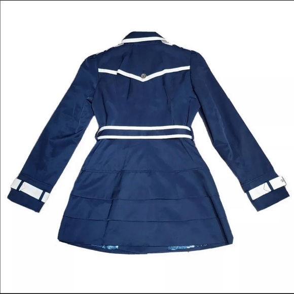 NWT GUESS Trench Peacoat Jacket - Picture 2 of 9